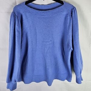 LOFT Outlet Knit Sweater Pullover Womens XL Girl Hoodcore Minimalist Soft Girl